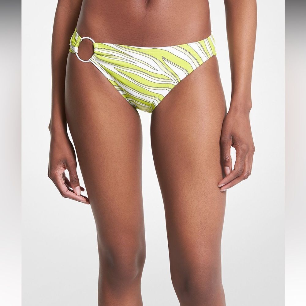 NWT Michael Michael Kors Zebra Print Bikini Bottom